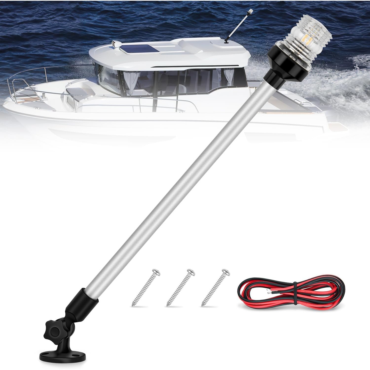 Fishing Boat Navigation Light - Luz de Popa para Barco Nilight,