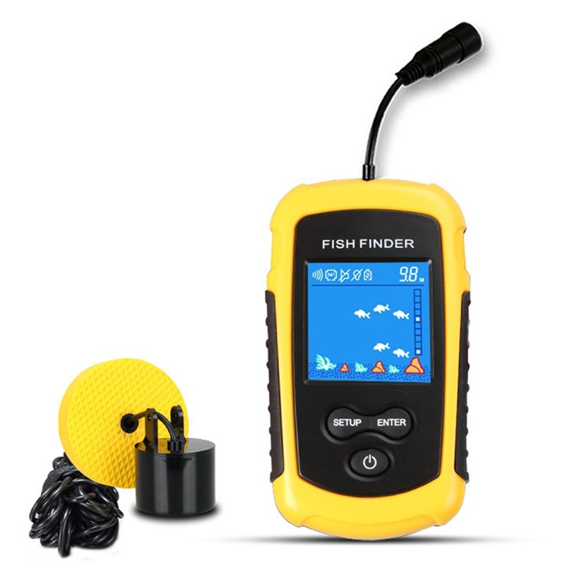Fishing Boat Depth Finder - ABHT-Kayak Sonda de Profundidad Portátil para