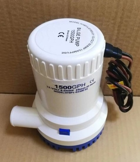 Fishing Boat Bilge Pump - Bomba de Agua Sumergible Automática para