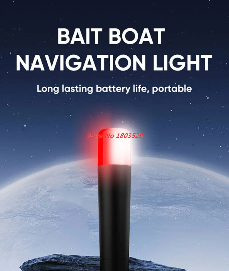 Fishing Boat Navigation Light - Bait Boat luz de navegación nocturna
