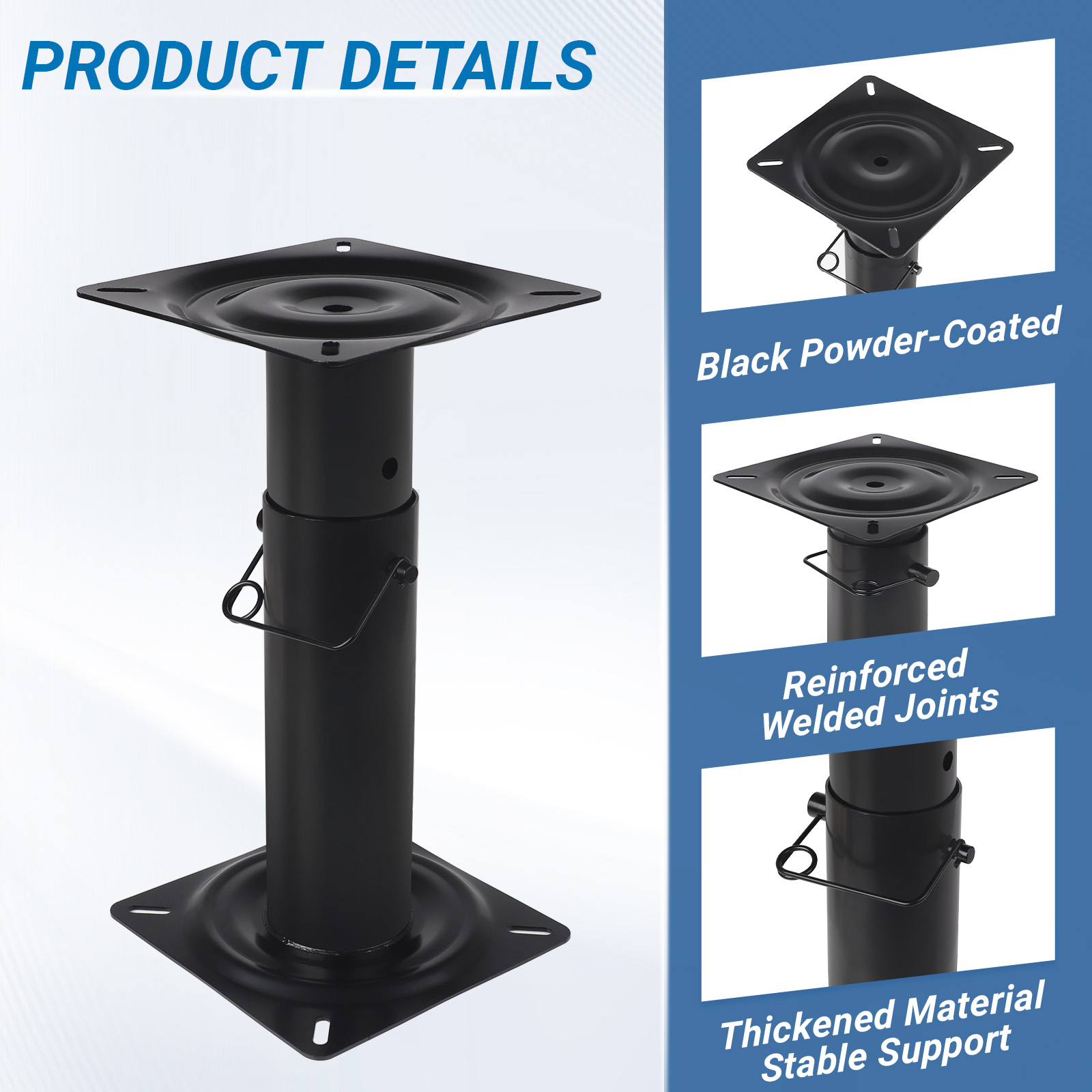 Base de pedestal para asiento  - Fishing Boat Steering Wheel reseña y precio