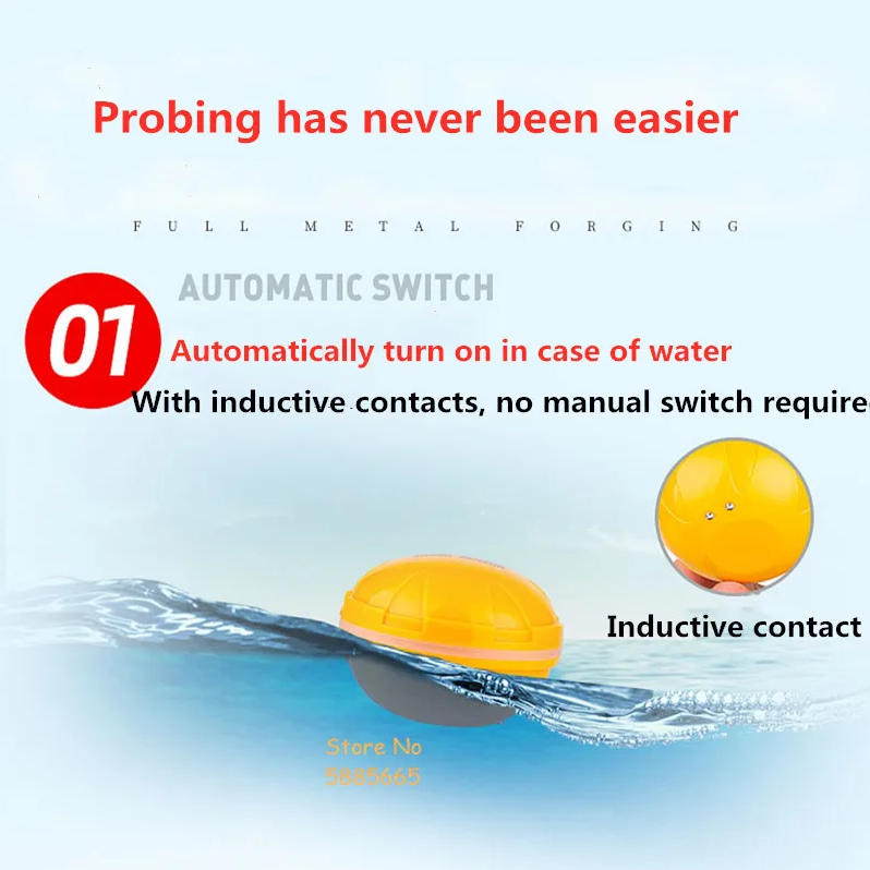 Sonda de Pesca Inteligente y P - Fishing Boat Depth Finder reseña y precio