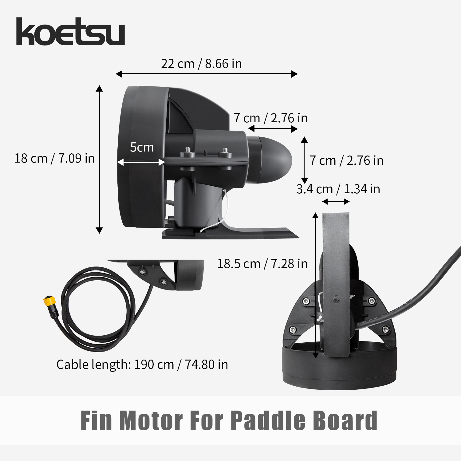 Propulsión Subacuática para Ta - Fishing Boat Trolling Motor reseña y precio