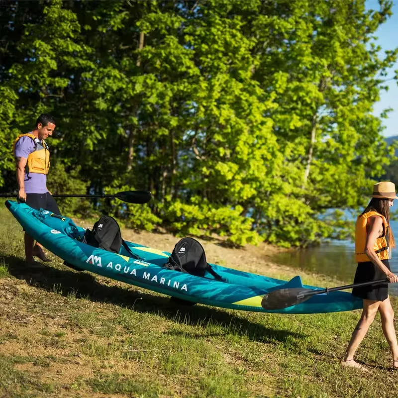 Canoa Kayak Inflable para 1-2  - Fishing Boat Paddle reseña y precio