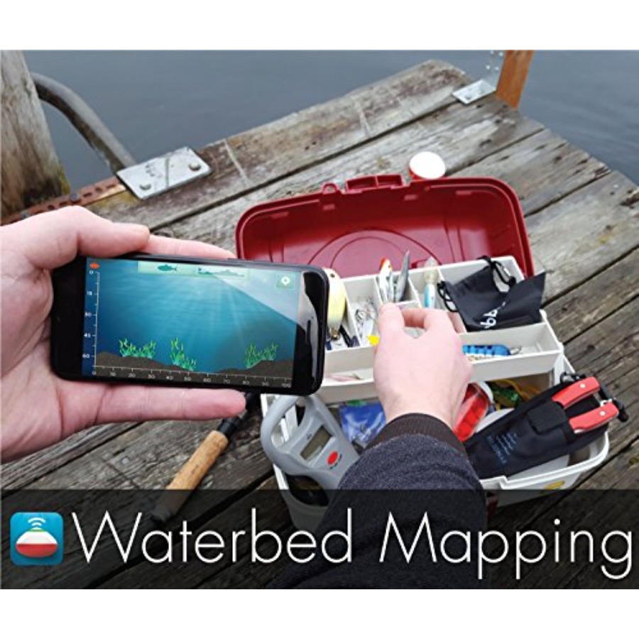 Buscador de peces inalámbrico  - Fishing Boat Depth Finder reseña y precio