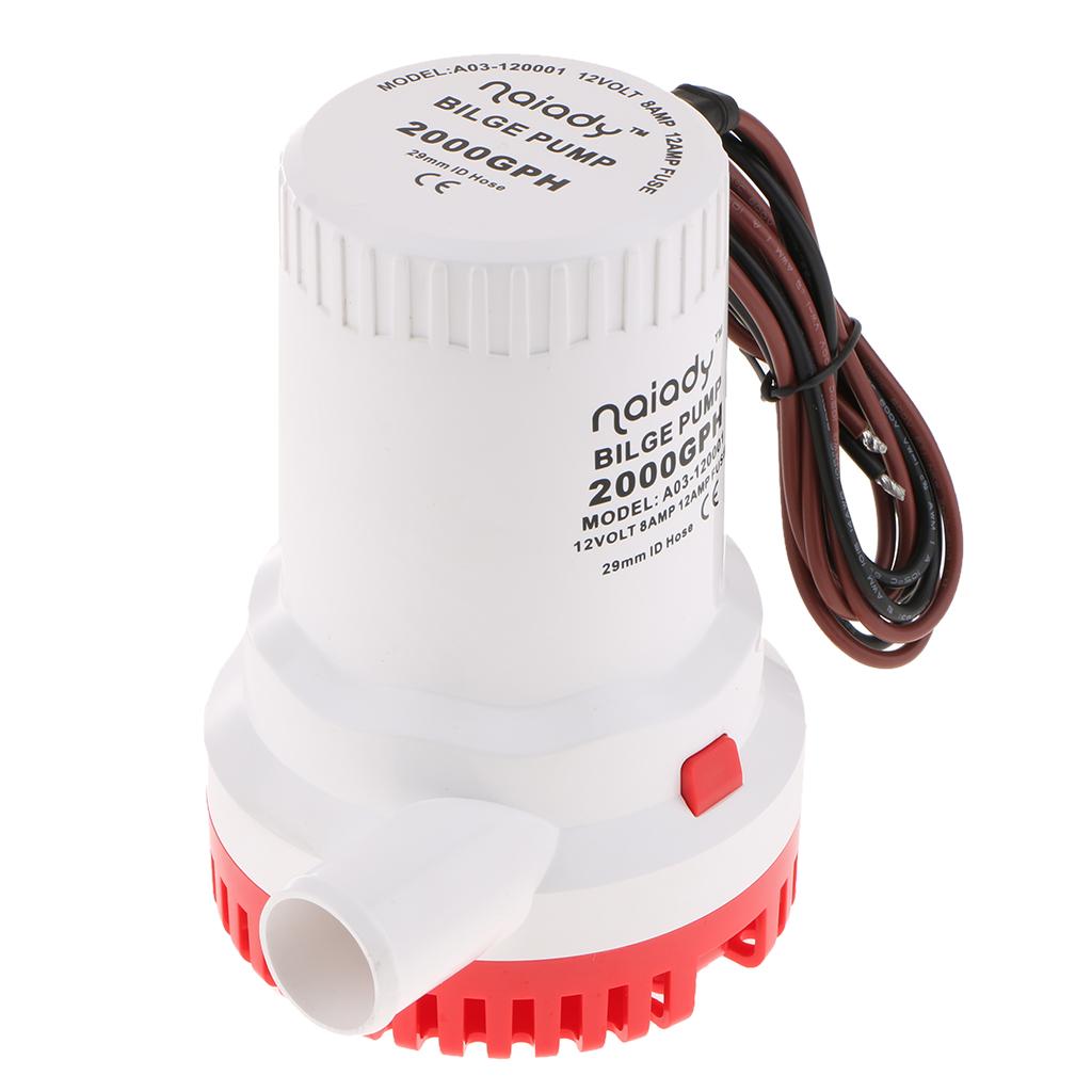 Bomba de achique eléctrica sum - Fishing Boat Bilge Pump reseña y precio
