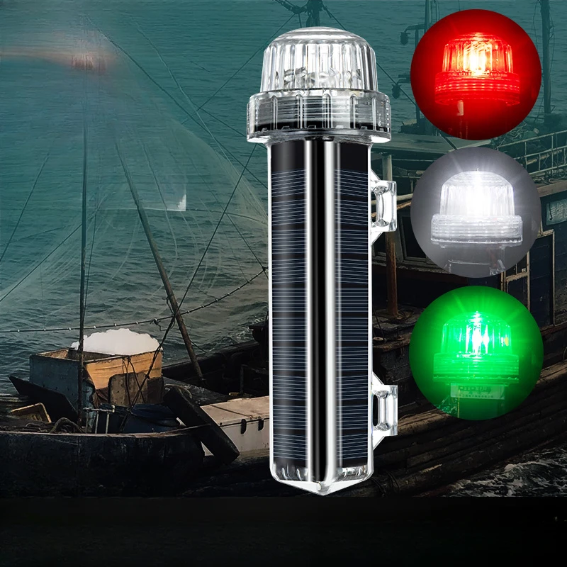 Nueva luz Solar de señal de oc - Fishing Boat Navigation Light reseña y precio