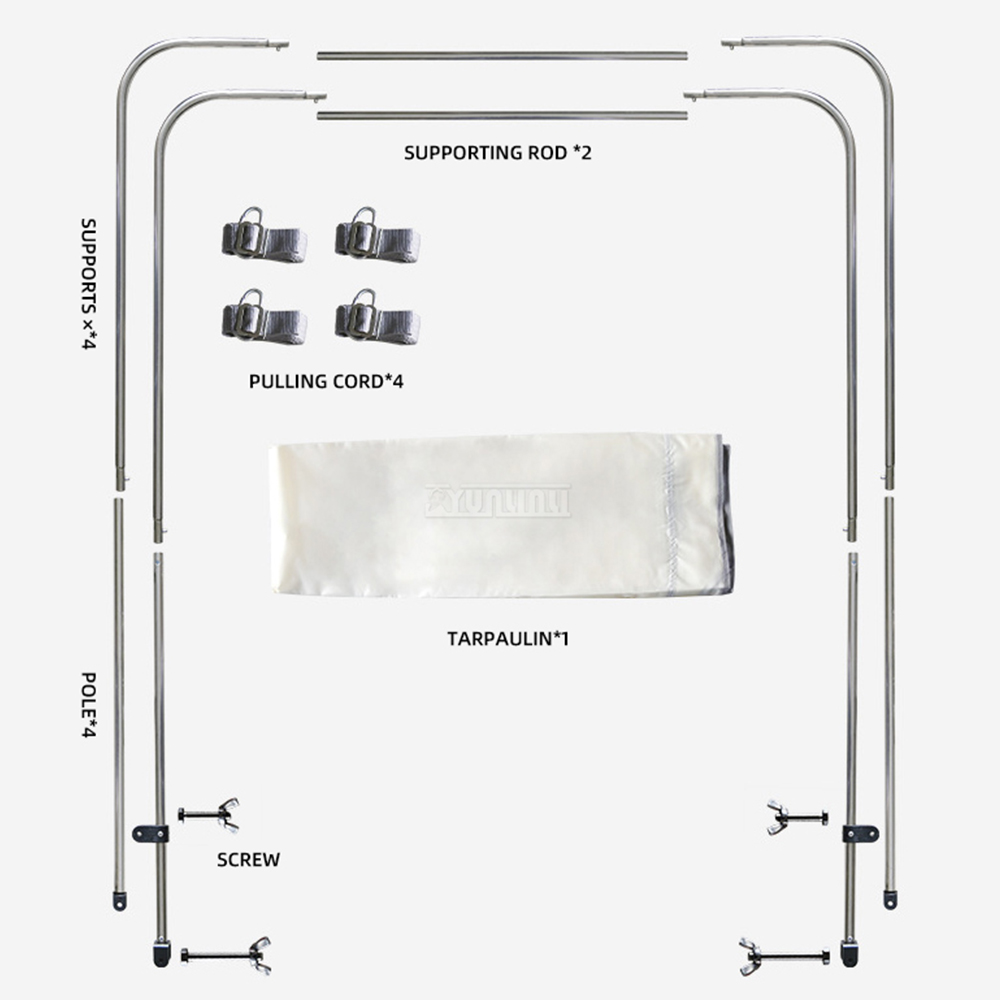 Toldo para Bote Inflable, Cubi - Fishing Boat Cover reseña y precio