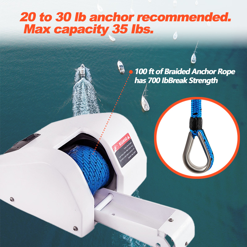 Cabrestante de anclaje eléctri - Fishing Boat Anchor reseña y precio