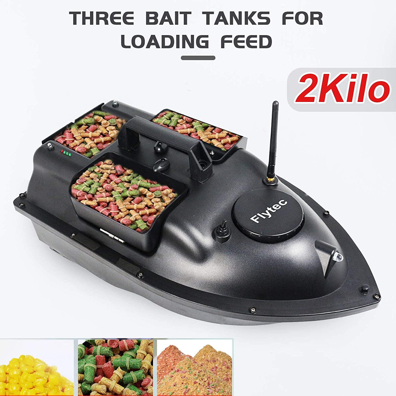 Barco Cebador Inalámbrico RC d - Fishing Boat Gps reseña y precio